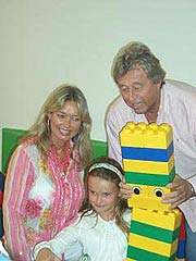 Marion und Dr. Diddi Küffer (Promi-Zahnarzt) mit Tochter Larissa (Foto: Daniela Böhme)